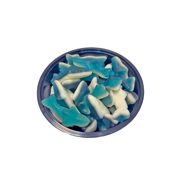 White jelly dolphins small (150 gm)